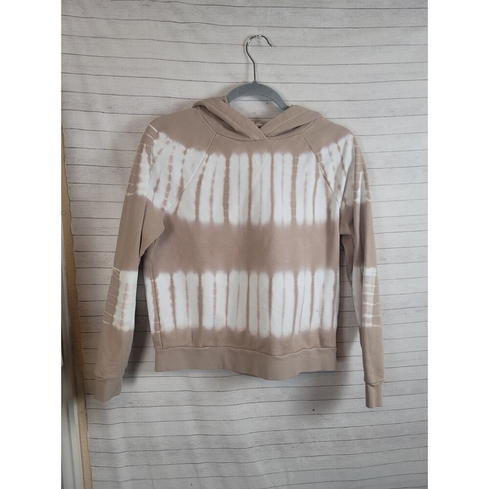MADEWELL (Re)sourced Cotton Retro Hoodie Sweatshirt in Burnished Stone, sz Small